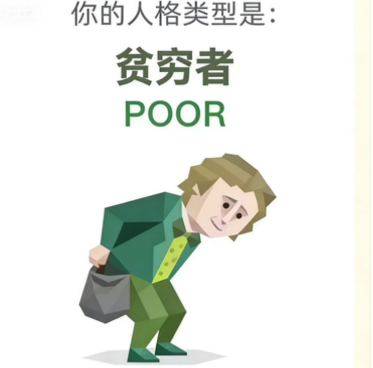 SBTI测试人格之贫困者